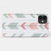 Pastellfarbstammes- Pfeil-Muster Case-Mate iPhone Hülle (Rückseite (Horizontal))