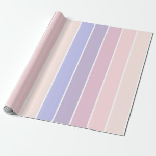 Pastellfarbstreifen Geschenkpapier
