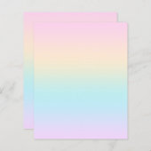 Pastellfarbverlauf (Vorne/Hinten)