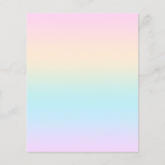 Pastellfarbverlauf (Rückseite)