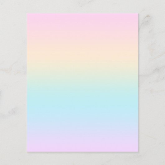 Pastellfarbverlauf (Vorderseite)