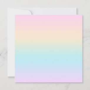 Pastellfarbverlauf Feiertagskarte