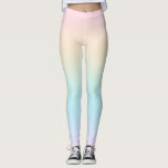 Pastellfarbverlauf Leggings<br><div class="desc">Blassfarbene Farben im Ober.</div>