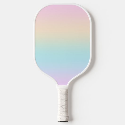 Pastellfarbverlauf Pickleball Schläger (Vorderseite)
