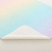 Pastellfarbverlauf Sherpadecke (3/4)