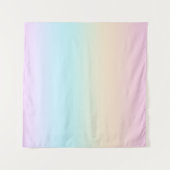 Pastellfarbverlauf Wandteppich (Vorderseite (Horizontal))