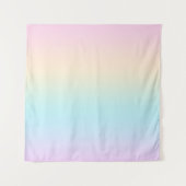 Pastellfarbverlauf Wandteppich (Vorderseite)