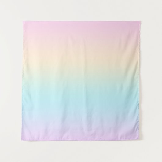 Pastellfarbverlauf Wandteppich (Vorderseite)