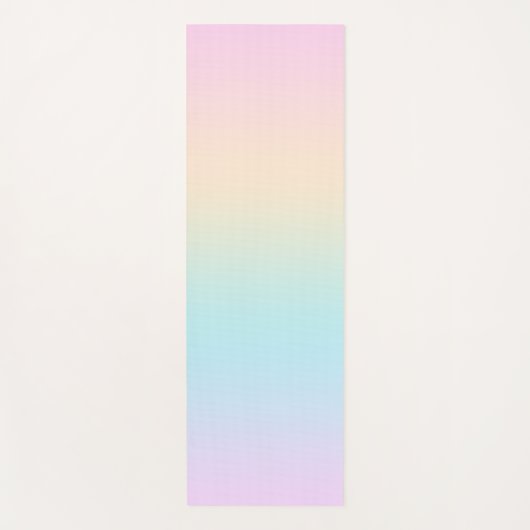 Pastellfarbverlauf Yogamatte (Vorderseite)