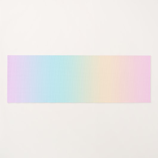 Pastellfarbverlauf Yogamatte (Vorderseite (Horizontal))