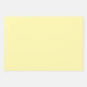 Pastellfeder - Rosa, Gelb, grünes Umhüllungspapier Geschenkpapier Set (Vorderseite 2)