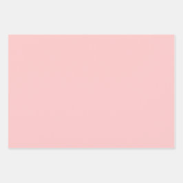 Pastellfeder - Rosa, Gelb, grünes Umhüllungspapier Geschenkpapier Set