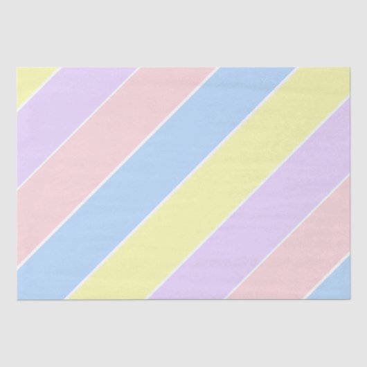 Pastellfeder-Streifen Seidenpapier (Vorderseite)