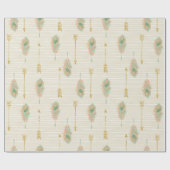 Pastellfedern u. geschenkpapier (Flach)