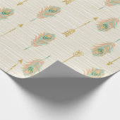 Pastellfedern u. geschenkpapier (Ecke)