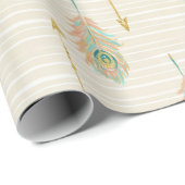 Pastellfedern u. geschenkpapier (Rolleneckpunkt)