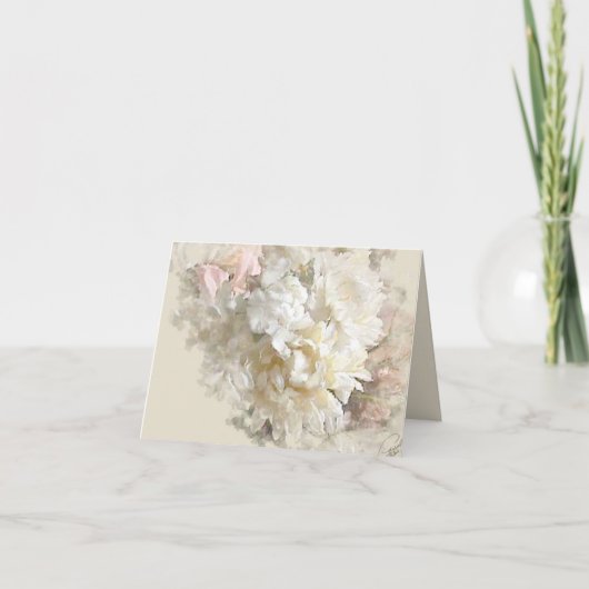 Pastellfloral Karte (Vorderseite)