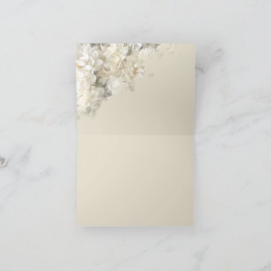 Pastellfloral Karte (Innenseite)