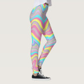 Pastellflüssigkeitswellen Leggings (Rechts)