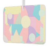 Pastellformen in Abstrakter Collage Autolufterfrischer (Links)