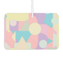 Pastellformen in Abstrakter Collage Autolufterfrischer