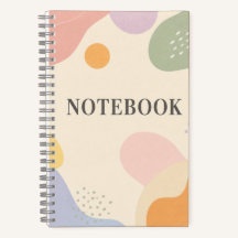 Pastellformen Notizbuch –  Gepunktetes Journal