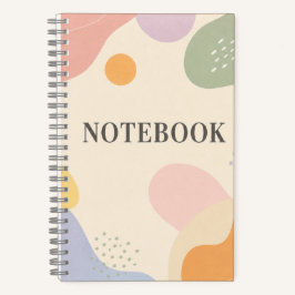 Pastellformen Notizbuch – Gepunktetes Journal