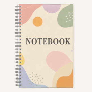 Pastellformen Notizbuch –  Gepunktetes Journal