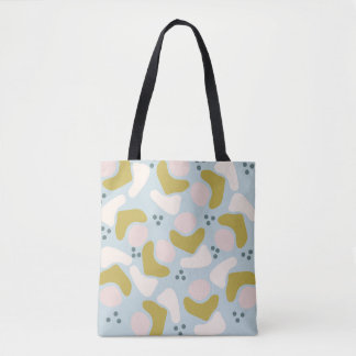 Pastellformen und -punkte tasche