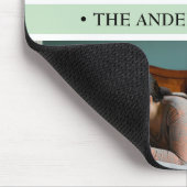 PastellFoto-Collagen-Gewohnheit des GRÜN-4 Mousepad (Ecke)