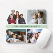 PastellFoto-Collagen-Gewohnheit des GRÜN-4 Mousepad (Mit Mouse)