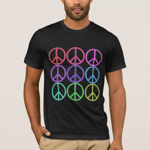 Pastellfriedenszeichen T-Shirt
