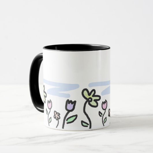 Pastellgarten Tasse (Vorderseite Links)