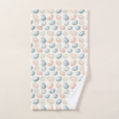 Pastellgeflecht Ostereier Muster Badhandtuch Set (Handtuch)