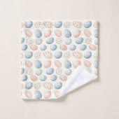 Pastellgeflecht Ostereier Muster Badhandtuch Set (Waschlappen)