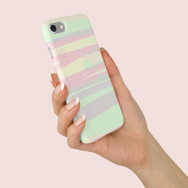 Pastellgelb Abstrakt rosa Gelb Case-Mate iPhone Hülle