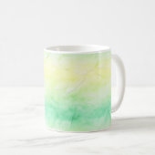 Pastellgelb grün kaffeetasse (VorderseiteRechts)