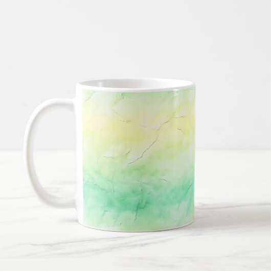 Pastellgelb grün kaffeetasse (Links)