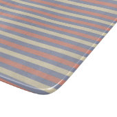 Pastellgelb, orange und blau schneidebrett (Ecke)