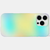 Pastellgelb und lila Case-Mate iPhone hülle (Rückseite (Horizontal))