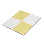 Pastellgelb und weiß Karton modern Fliese (Seite)