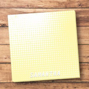 Pastellgelbe Halbtongefälle Moderner individuelle Post-it Klebezettel