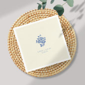 Pastellgelbe Mit Monogramm Hochzeit Serviette