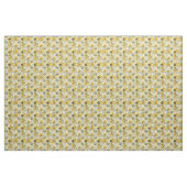 Pastellgelbe Patchwork-Vintage-Decke Stoff (Yard (91,4 cm))