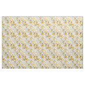 Pastellgelbe Patchwork-Vintage-Decke Stoff (Fat Quarter (45,7 x 55,9 cm))