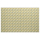 Pastellgelbe Patchwork-Vintage-Decke Stoff (Yard (91,4 cm))