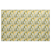 Pastellgelbe Patchwork-Vintage-Decke Stoff (Fat Quarter (45,7 x 55,9 cm))