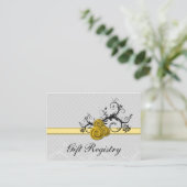 Pastellgelbe Rosen Geschenkkarton Begleitkarte (Stehend Vorderseite)