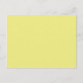 Pastellgelber Hintergrund auf einer Postkarte (Vorderseite)