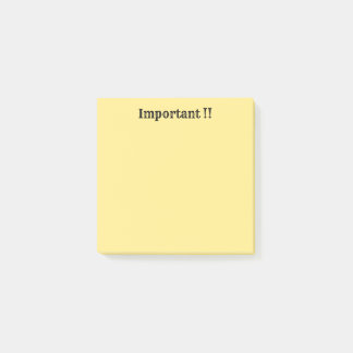 Pastellgelber Sonnenuntergang Post-it Klebezettel